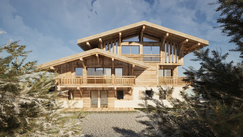 Esquisse hiver — vue sud